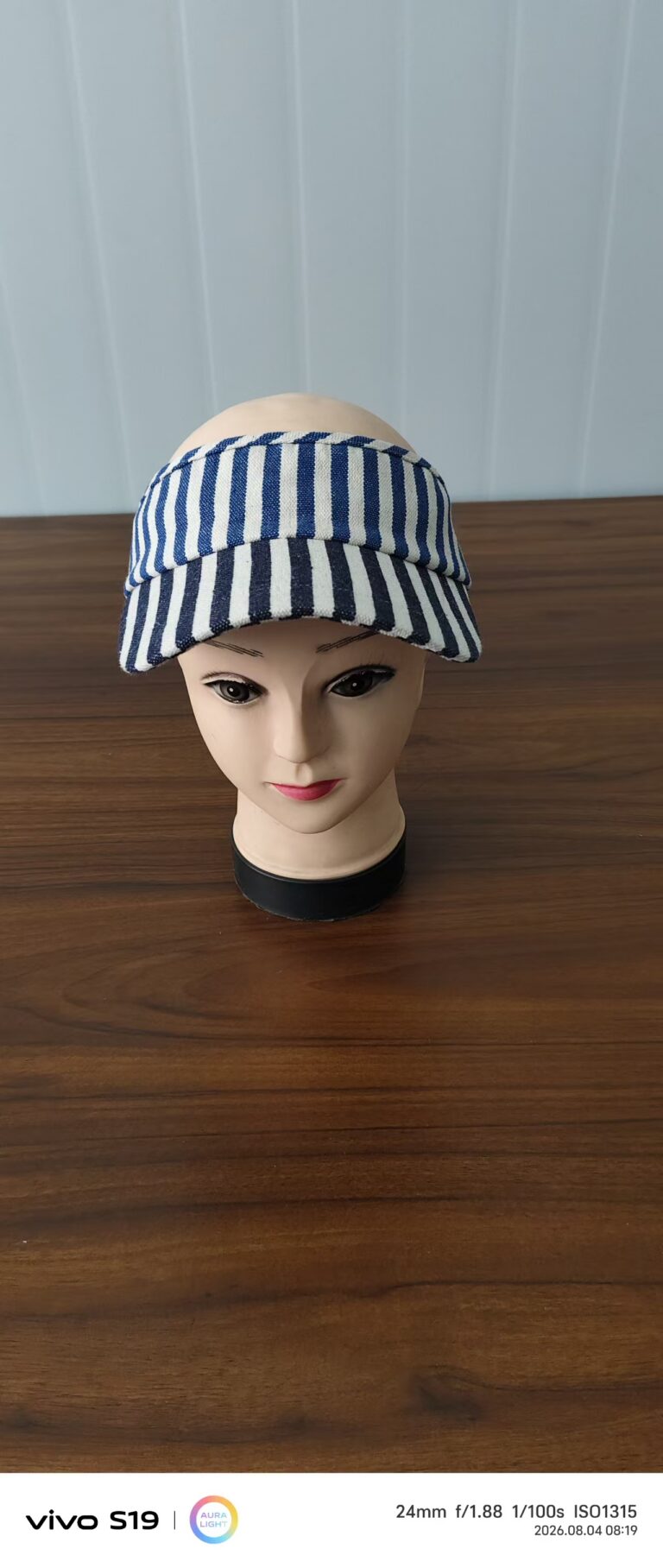 Visor Caps Striped Visor Cap
